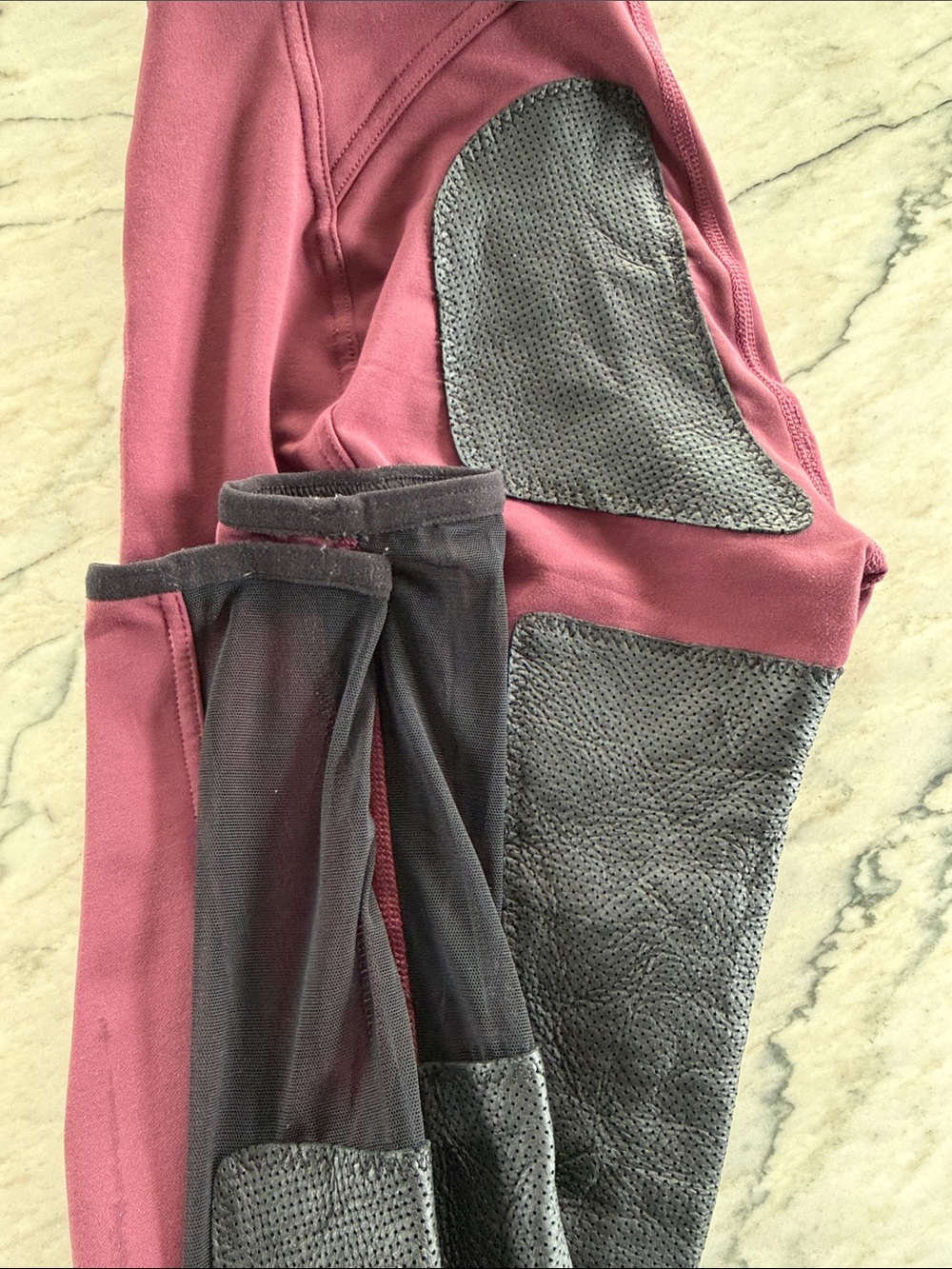 FITS Women's Burgundy Full-Seat Riding Breeches - Medium - Picture 8 of 10